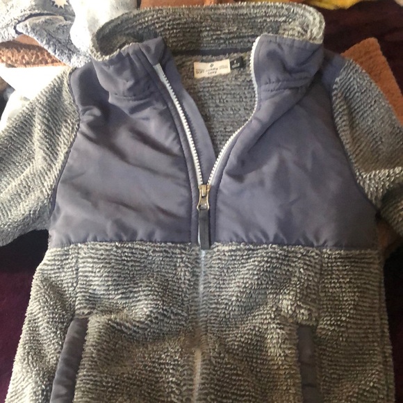 BNWOT fleecy boys quarter zip athletic jacket - Picture 1 of 12